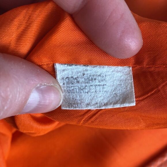 Vintage 90's Odessa Orange Plaid Mini Dress  Size 6 - Picture 10 of 15